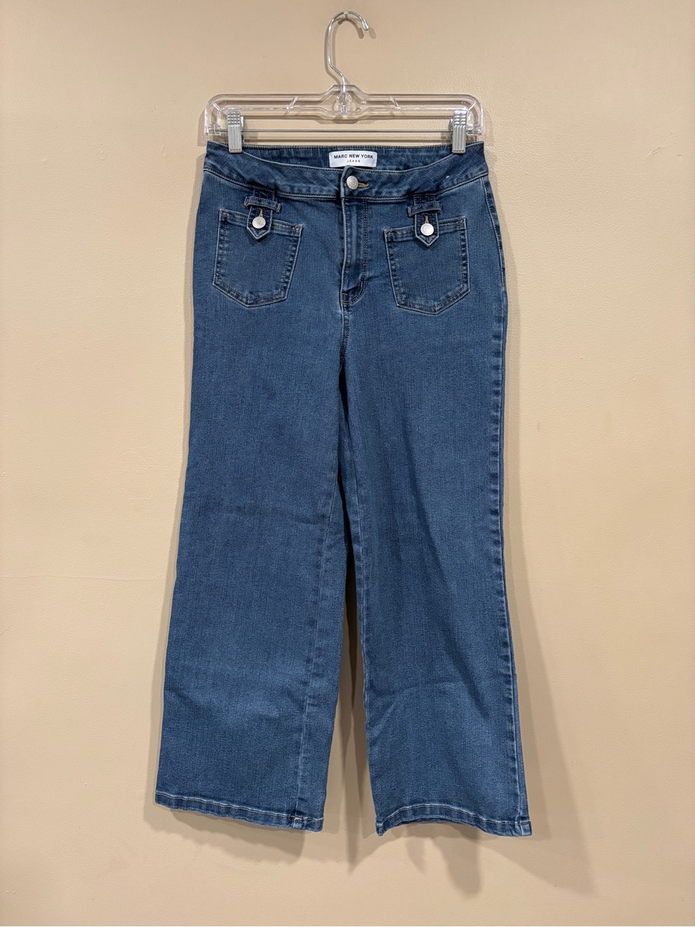 Marc New York Jeans Women’s Light Wash Wide Leg Denim Pants Size 8